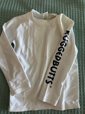 NWOT Kids' White Long Sleeve Performance Shirt